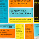 Matatón de ahorro energético. Design, Graphic Design, Signage Design, Icon Design, Poster Design, and Communication project by Núria Vila Punzano - 10.29.2017