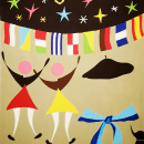 Cartel de las ferias y fiestas de Burgos.1992. Un proyecto de Diseño gráfico y Diseño de carteles de Marcos González González - 01.11.2020