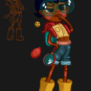 Design de personagens para animação com Photoshop - Chloe. Un proyecto de Diseño de personajes de Ingrid Dominique - 01.11.2020