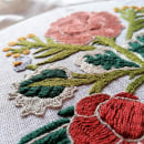 My project in Embroidery Technique with the Stem Stitch course - from Italy. Un proyecto de Bordado de Miriam Cozzi - 03.11.2020