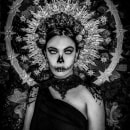 Santa Muerte  B&N. Fotografia artística projeto de Marina Marrupe - 04.11.2020