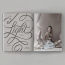 Light. Direção de arte, Design editorial, Moda, Tipografia, Lettering, e Design de moda projeto de Diego Pinilla Amaya - 04.11.2020