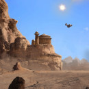 Tatooine. Concept Art projeto de Humberto Muret Deudero - 07.11.2020