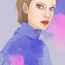 Mi Proyecto del curso: Retrato ilustrado con Procreate. Digital Drawing project by Sandrita Kim - 11.13.2020