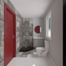 Baño estilo vintage. Un proyecto de 3D y Arquitectura de Gustavo Gonzalez - 14.11.2020