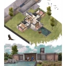 Mi Proyecto del curso: Ilustración digital de proyectos arquitectónicos. Un progetto di Architettura, Animazione 2D, Animazione 3D e Progettazione 3D di Agustina Scollo - 15.11.2020