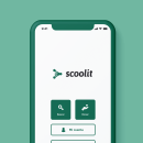 Scoolit app (branding and UI). Um projeto de UX / UI, Br, ing e Identidade, Educação, Design gráfico, Diseño de iconos, Design de logotipo e Design digital de Félix Javier Marcos Chávez - 17.11.2020