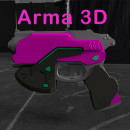 Arma 3D - Diseño D.va. 3D, and 3D Modeling project by Helena Medina Pérez - 11.23.2020