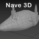 Nave 3D Basada en Dva. 3D, and 3D Modeling project by Helena Medina Pérez - 11.24.2020