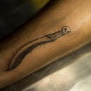 Kukri. Desenho de tatuagens projeto de Leonardo Castro - 07.09.2018