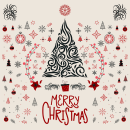 Minimalist Christmas. Pattern Design project by Aileen Velis - 12.03.2020