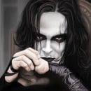 The Crow (Eric Draven). Traditional illustration, Digital Illustration, and Digital Drawing project by Luis Robledo - 05.05.2020