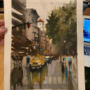 My project in Urban Landscapes in Watercolor course. Pintura em aquarela projeto de taylormayer1 - 07.12.2020