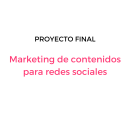 Mi Proyecto del curso: Marketing de contenidos para redes sociales. Marketing, e Redes sociais projeto de Sofía Salazar - 08.12.2020