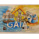 Concurso - Máscaras Câmara de Vila Nova de Gaia . Pintura, Desenho, e Pintura em aquarela projeto de Soraia Marques - 30.06.2020