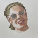 Retrato con Ana Santos. Un proyecto de Ilustración de retrato de Joaquín Rubiera - 12.03.2020