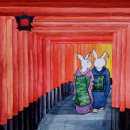 Memories of Japan. Un proyecto de Ilustración tradicional y Pintura a la acuarela de Olga Sotiriadou - 13.12.2020