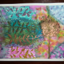 Amor con felicidad y color. Un proyecto de Bellas Artes y Brush Painting de Eva Márquez García - 15.12.2020