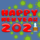 Happy New year 2021. Animação 2D projeto de Chinu Meenu - 16.12.2020