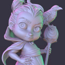 Maleficent. 3D, and 3D Modeling project by Sara C. Rodríguez - 12.24.2020