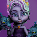 Ursula. 3D, and 3D Modeling project by Sara C. Rodríguez - 12.24.2020
