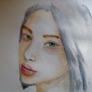 Mi Proyecto del curso: Retrato en acuarela a partir de una fotografía. Un proyecto de Dibujo de Retrato de Fernanda Echegoyen - 29.12.2020
