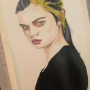 Mi Proyecto del curso: Retrato en acuarela a partir de una fotografía. Un proyecto de Pintura a la acuarela y Dibujo de Retrato de María José Barra Catalán - 31.12.2020