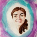 Mi Proyecto del curso: Retrato en acuarela a partir de una fotografía. Un proyecto de Pintura a la acuarela de Daniela Sanhueza Caba - 31.12.2020