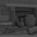 Mi Proyecto del curso: Modelado cartoon de bodegones con Maya. 3D projeto de Pablo Figueroa San Martín - 01.01.2021