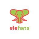 Proyecto "elefans", Síntesis gráfica y minimalismo. Design de logotipo projeto de Javier Lanzon Villa - 14.01.2021