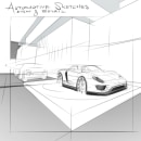 Miscellaneous Automotive Event and Retail Sketches . Un progetto di Bozzetti e Illustrazione digitale di Timo Mueller - 15.01.2021
