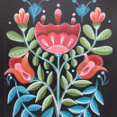 Mi Proyecto del curso: Introducción a la ilustración floral con acrílico. Pintura Acrílica e Ilustração com tinta projeto de Monica Luni - 18.01.2021