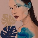 Girl 1. Un projet de Illustration numérique , et Peinture numérique de Corinne Vrt - 21.01.2021