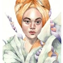 Jungle Girl. Um projeto de Ilustração, Artes plásticas, Pintura em aquarela e Ilustração de retrato de Marisol Ormanns - 27.01.2021