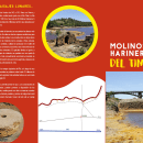 Triptico turístico Molinos del río Tinto. Graphic Design, Poster Design, Outdoor Photograph, and Communication project by Ildefonso Martin - 04.18.2018