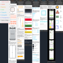 Style Guide - Diseño de un "template" para ser reemplazar los estilos según el proyecto realizado.. UX / UI, Mobile Design, e Design de apps projeto de Erika Ortiz Ferro - 28.01.2021
