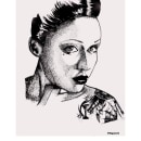 Mi Proyecto del curso: Diseño de tatuajes Blackwork. Un projet de Illustration de portrait, Dessin de portrait , et Conception de tatouage de Eva Maria Camacho Linares - 03.02.2021