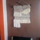 Mi primer tapiz con la rama del ciruelo de mis nonos. . Arts, and Crafts project by Natalia Gutierrez - 02.04.2021