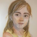 Mi Proyecto del curso: Retrato artístico en acuarela. Un proyecto de Pintura a la acuarela de tmoline - 05.02.2021