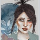 My project in Illustrated Portraits with Procreate course. Un proyecto de Ilustración digital de Susanne Leusman - 07.02.2021