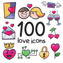 Valentine icons. Icon Design project by Matias Molusko - 02.05.2021