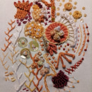 My project in Basic Embroidery Techniques: Stitches, Compositions, and Color Ranges course. Un proyecto de Bordado de Carol Sutton - 09.02.2021