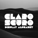 Claroscuro Display Alphabet. Design gráfico, Tipografia, e Desenho tipográfico projeto de Diego Pinilla Amaya - 09.02.2021