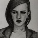 Retrato de Emma Watson. Portrait Drawing project by Isi RM - 02.10.2021