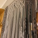 Cortina puerta salón (dos tonalidades en gris). Un projet de Macramé de Rosa Rod Mon - 10.02.2021