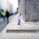 Tiny PSA: Tiny Signs, Big Love.. Installations, and Street Art project by Thomas Shim - 02.12.2021