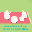 La musique est une forme de meditation by Erica Cardenas. Advertising, 2D Animation, Digital Illustration, Brush Painting, and Editorial Illustration project by Erica Cardenas - 02.13.2021