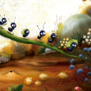 "As formigas filandeiras" Hércules de ediciones. Un proyecto de Ilustración tradicional, Ilustración digital e Ilustración infantil de Laura Cortés - 13.02.2021