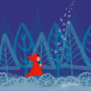 Little Red Riding Hood. Traditional illustration, Children's Illustration, and Digital Drawing project by Roxana Ekdahl Martínez - 02.14.2021