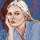My project in Illustrated Portraits with Procreate course. Digital Illustration project by kamilya1991 - 02.18.2021